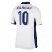 Maillot de foot Angleterre Jude Bellingham #10 Domicile vêtements Europe 2024 Manches Courtes